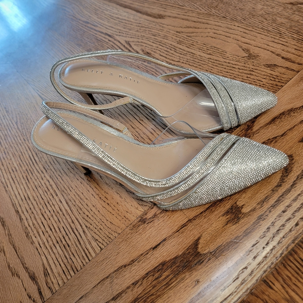 Kelly & Katie Silver Heels
